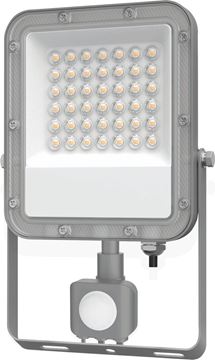 Image de Projecteur LED extra plat 230V 30W avec détecteur radar